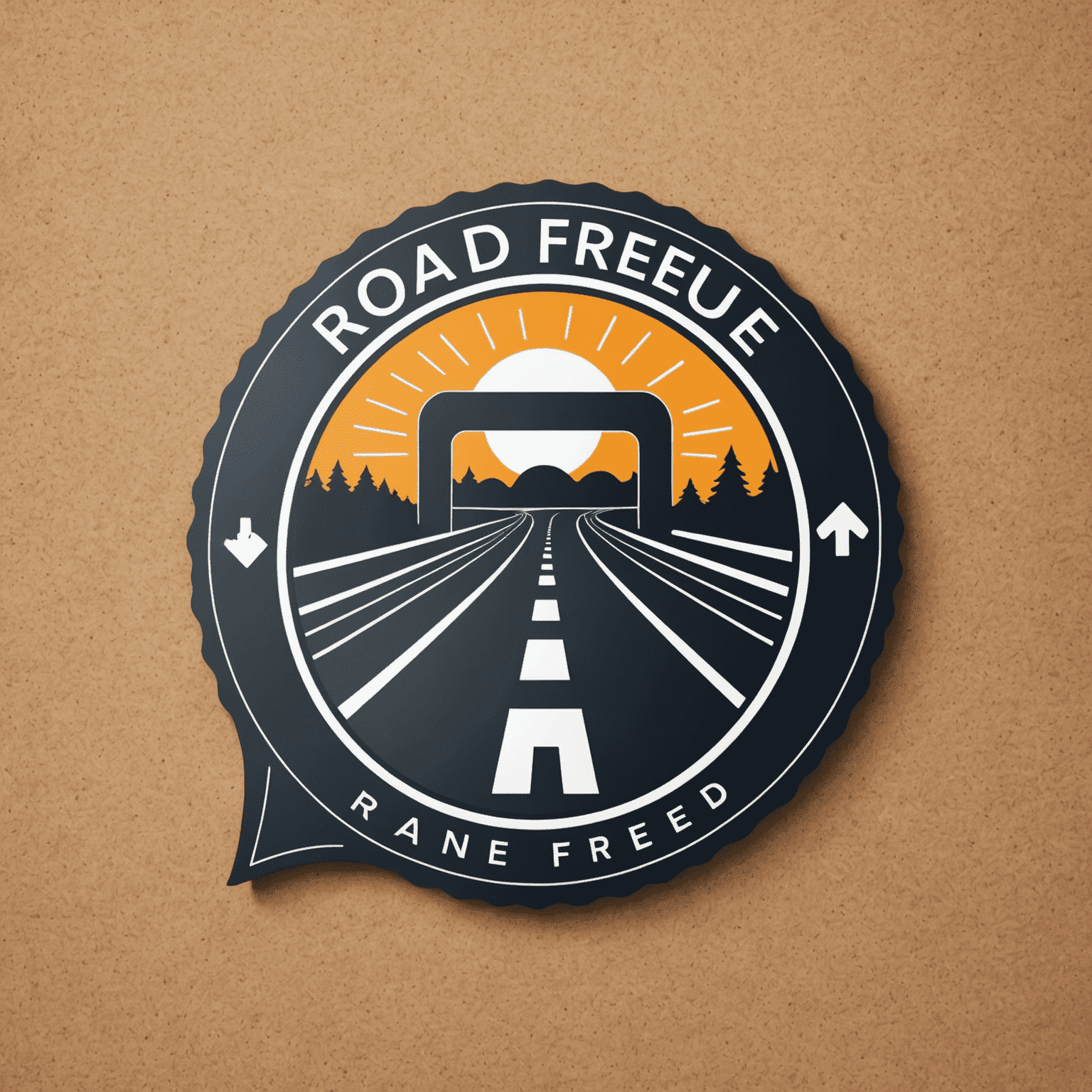 Roadfregul logo featuring a stylized road and payment symbol