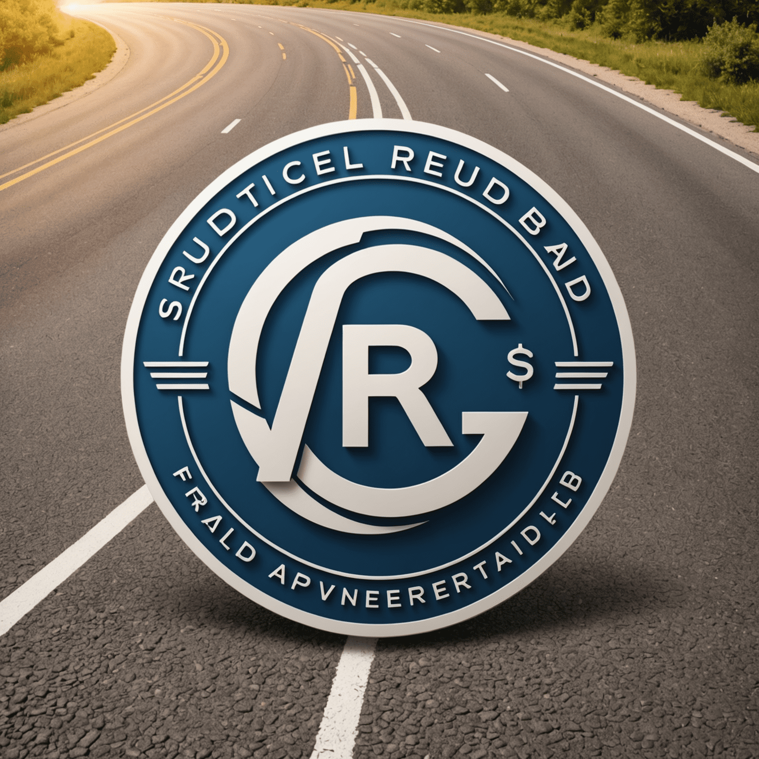 Roadfregul logo featuring a stylized road and payment symbol