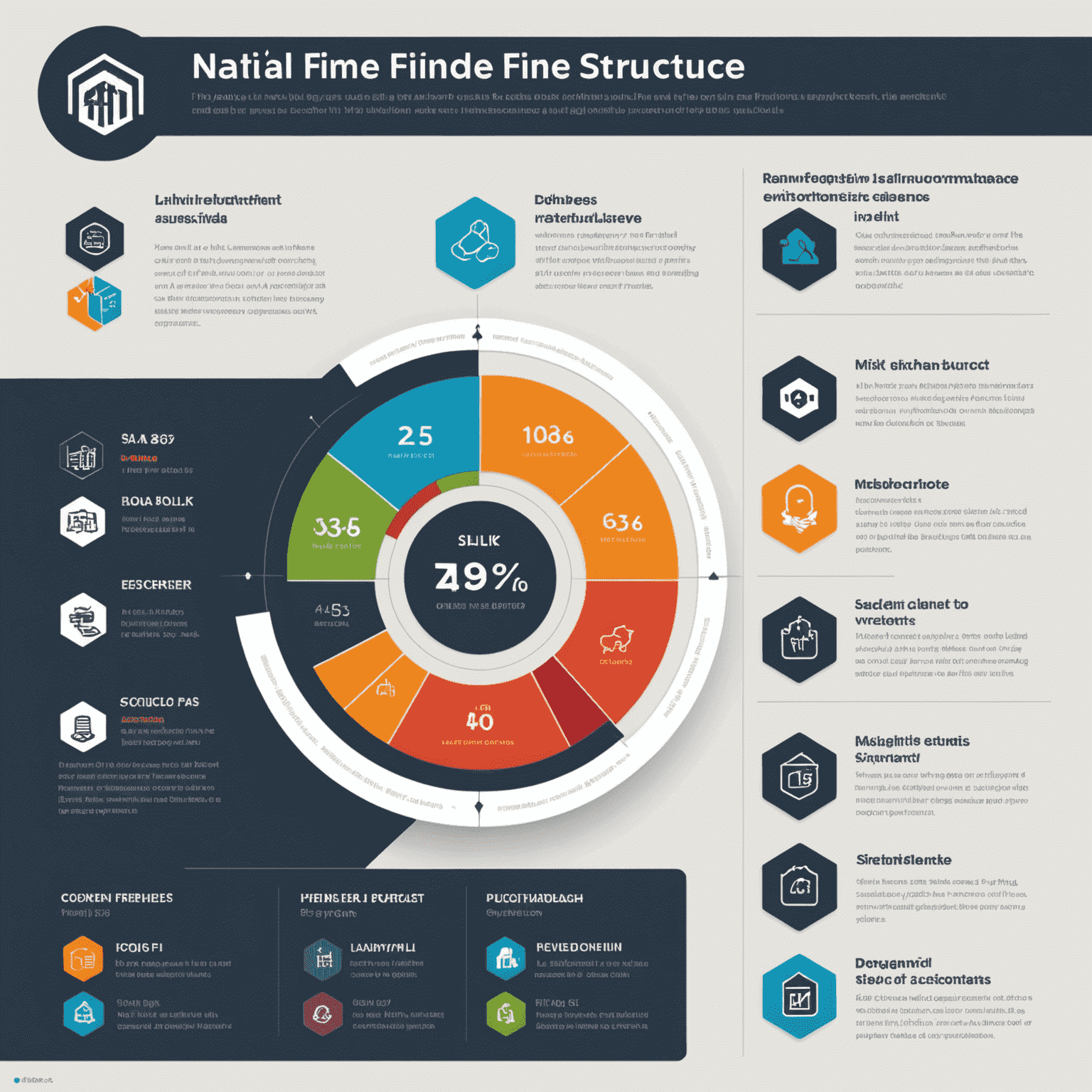 Infographic showing the new Salik fine structure with icons representing different violation types and corresponding fine amounts